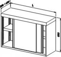  Závěsná skříňka s posuvnými dveřmi Typ ZSPD 35 ZSPD 40